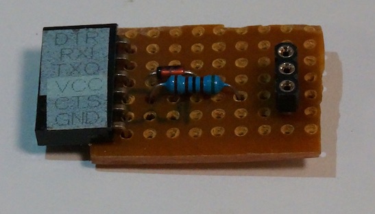 UART to DS18B20 接続用ボード